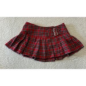 NWT* Lip Service Plaid Mini Skirt Size XS